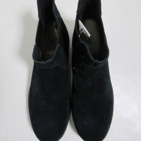 Ugg Men\'s Briscoe Chelsea Boots Suede Leather Black S/N 1016451 Size 11 USA main image 5